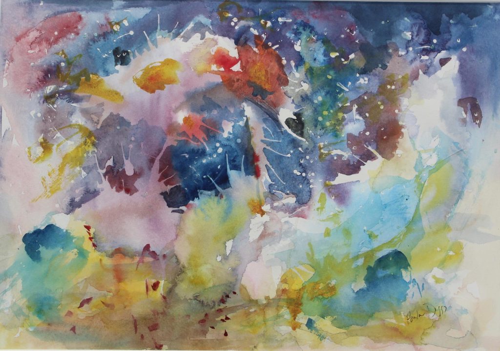 2023 Watercolor Annual Exhibit, Honorable Mention: Paula Diggs "Our Dreams"